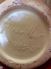 Roseville marking from bottom of vase