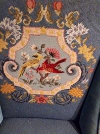 Look at that hand work...... how many hours did this take to needlepoint?