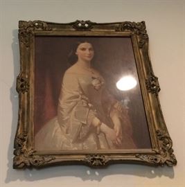 Nice picture, beautiful frame. (Please disregard the flash from my camera)