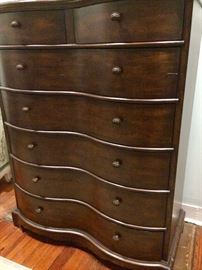 Tall and large chest with bow front! Great storage!