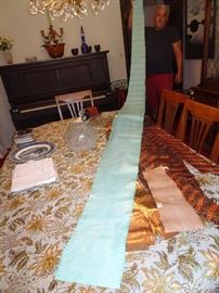 10 foot long dyed Python Skin