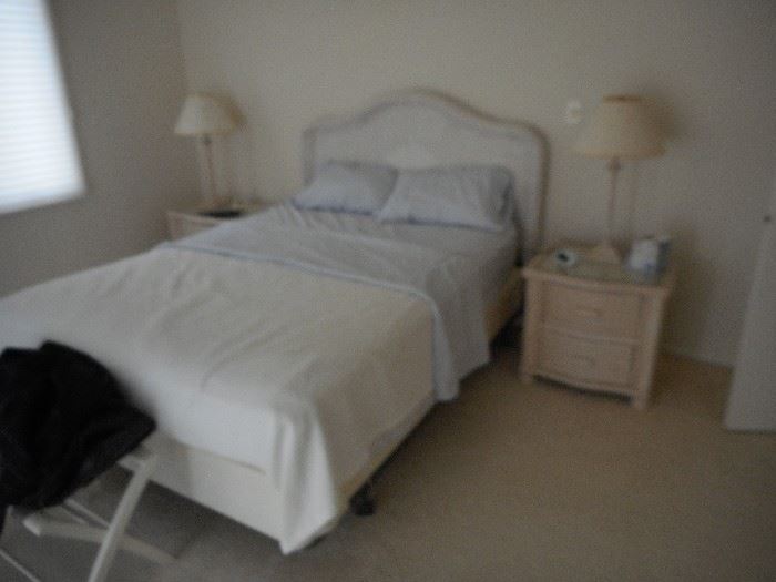 Wicker bedroom suite