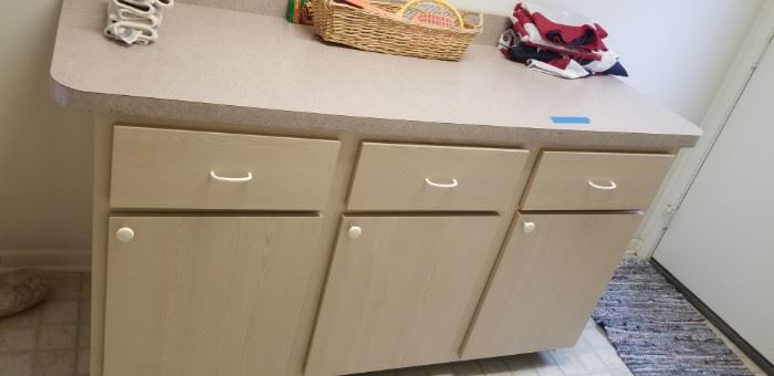 Nice laundry room cabinetry