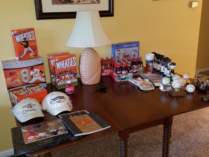 Orioles, Ravens & Colts memorabilia