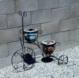Bicycle flower pot holder