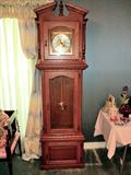 Grandfather clock.