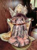 Vintage Pauline Leidel Spreen German wax tree topper angel.  HARD TO FIND and VERY collectible!!!