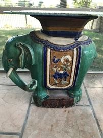 Vintage Chinese Elephant Garden Seats