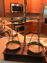Gold Assay Scale with Weights
