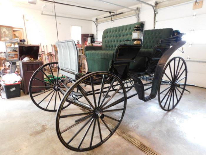 Antique restored Surrey buggy