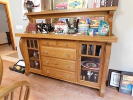 Oak buffet