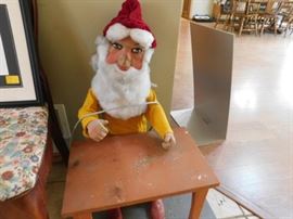 Animatronic elf store display