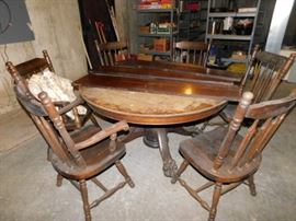 Antique claw foot table