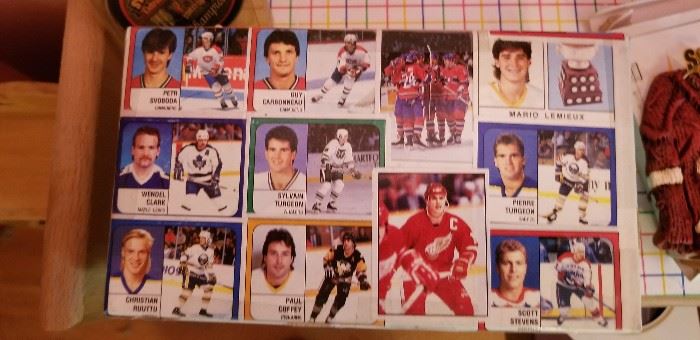 4. Hockey trading cards