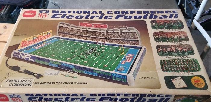  20. Vintage Electric Football game, comes with full teams of players!