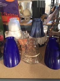 Glass lamp/lantern shades
