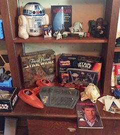 Star Wars toys, plush toy from original fan club, Wonder World and Trivial Pursuit, 