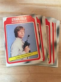Vintage Star File Trading Cards