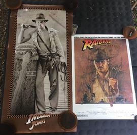 Indian Jones and Raiders of the Lost Ark posters
