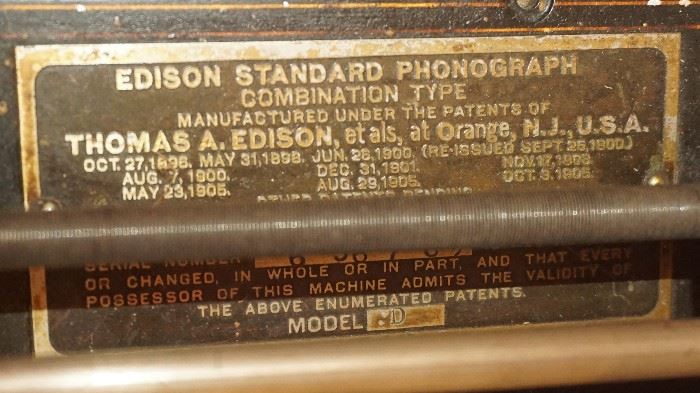 Edison Standard Phonograph model D