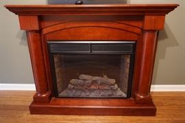 Faux fireplace