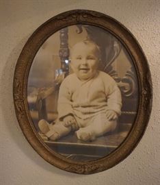 Framed Krause baby picture