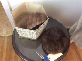 2 Mink hats