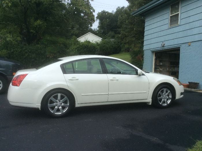 2004 Nissan Maxima 145k miles. Very clean, leather interior, 2 roof windows, good tread, nice vehicle!