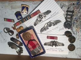 WWII wings & metals
