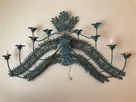 Large Metal Art - Wall Hanging Lamps