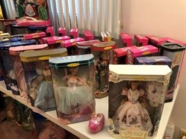Large Collection of Barbie Dolls - NIB