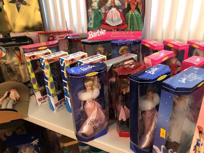 Large Collection of Barbie Dolls - NIB