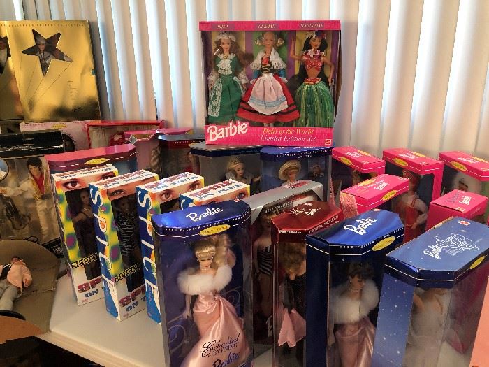 Large Collection of Barbie Dolls - NIB