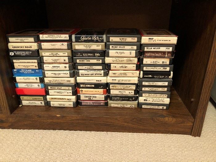 Dozens Of 8 Track Tapes