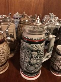 Collection of Beer Steins