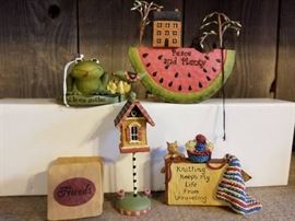 Assortment of Blossom Bucket Figurines