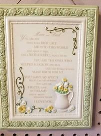 Ceramic wall plaques,,,,,