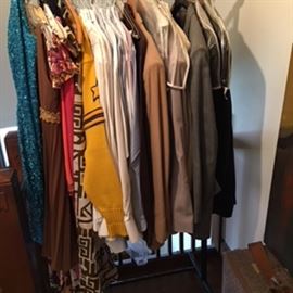 Vintage men and women’s clothing! CLOSETS FULL! Purses, handbags, vintage, clothing, custom suits, shirts, 70's SHOES, vintage luggage, 60'S & 70'S MENS & WOMENS CLOTHING! CLOTHES, CLOTHES, CLOTHES!  SHOES!!!!!Ladies and Gents, head up to second level and attic for clothing boutiques