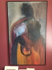 Amazing artwork! BARBARA PINDER! COA available! oil, water colors, Leroy Neiman 