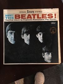Vintage Beatles Album Record