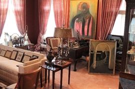 North Room-Partners desk, ART by BARBARA PINDER!