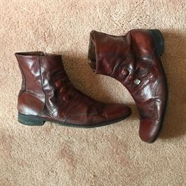 Vintage 1970’s ankle boots. Many pairs available. 