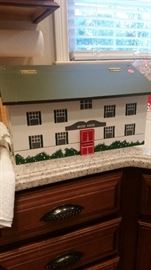 "Bread House" bread box with drawer. 