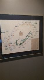 A framed treasure map!