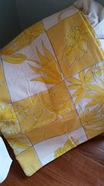 Queen-size down comforter & duvet cover, 2 European pillows & matching shams