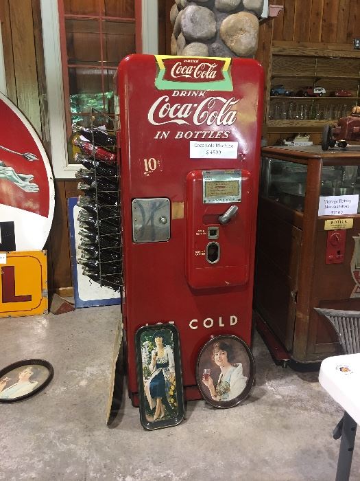 Colliers .10cent Coca Cola Machine - $2995 Final Price