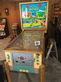 Williams / Naples 2 Person Pinball Machine, needs bumpers and electronics cleaned, Final Price $ 1095