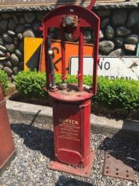Bowser Hand Crank Gas Pump