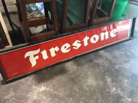 Firestone Metal Sign: Final Price $ 275