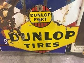 1930’s Dunlop Tires Rusty Gold ! Final Price- $ 595